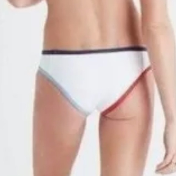 🇺🇸☀️tavik Jayden Americana Womens White New Colorblock Moderate bottom - Picture 2 of 5